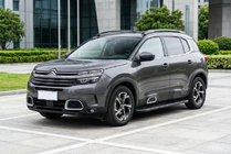 Citroen C5 Aircross 2017–2025 Bočne stopnice Bosphore Black (2 kos, aluminij) fotografija 1