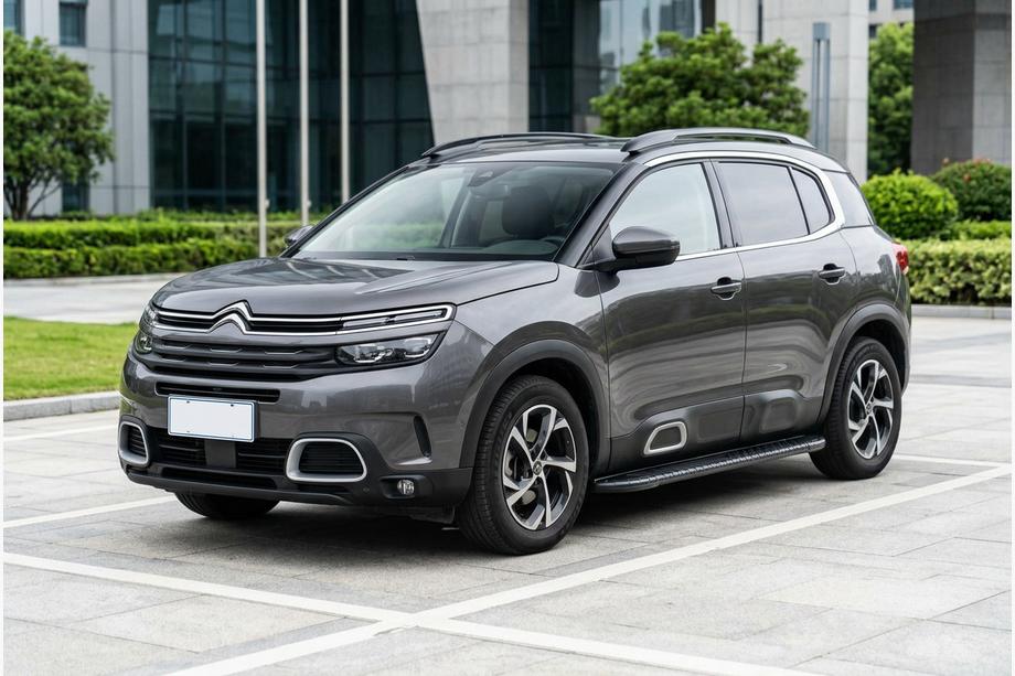 Citroen C5 Aircross 2017–2025 Bočne stopnice Bosphore Black (2 kos, aluminij) Image