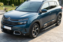 Citroen C5 Aircross 2017–2025 Bočne stopnice Bosphore Grey (2 kosa, aluminij) fotografija 1
