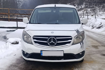 Mercedes Citan 2013–2021 Letvice za rešetko (5 kos, nerjavno jeklo) Carmos - turško nerjaveče jeklo fotografija 2