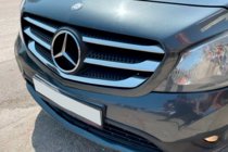 Mercedes Citan 2013–2021 Letvice za rešetko (5 kos, nerjavno jeklo) Carmos - turško nerjaveče jeklo fotografija 3