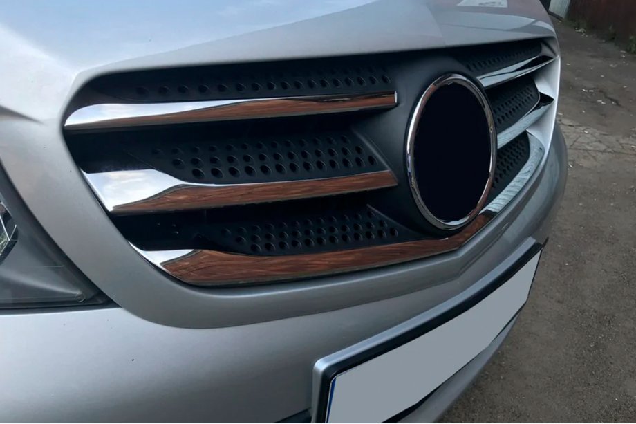 Mercedes Citan 2013–2021 Letvice za rešetko (5 kos, nerjavno jeklo) Fotografija 6