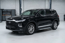 Hyundai Santa Fe 4 2018–2023 Stranske stopnice Allmond Grey (2 kosa, aluminij) fotografija 1
