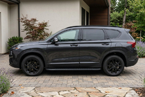 Hyundai Santa Fe 4 2018–2023 Bočne stopnice Bosphore Black (2 kos, aluminij) fotografija 1
