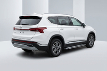Hyundai Santa Fe 4 2018–2023 Stranske stopnice Rainbow (2 kosa, aluminij) fotografija 1