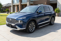 Hyundai Santa Fe 4 2018–2023 Stranski pragovi Maya V1 (2 kos, aluminij) fotografija 1