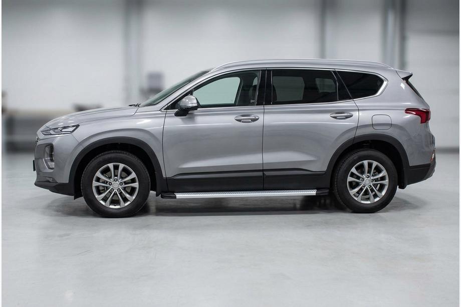 Hyundai Santa Fe 4 2018–2023 Bočne stopnice Maya V2 (2 kosa, aluminij) Image