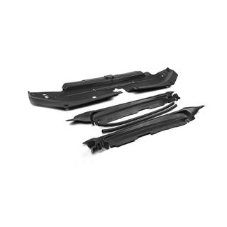 Plastični pokrovi pod pokrovom motorja (komplet, 2017+) Toyota Land Cruiser Prado 150 2009–2023 fotografija 3