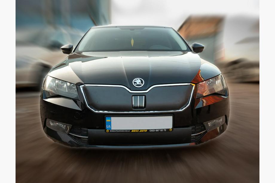 Skoda Superb 2015–2024 Zimska maska za mrežo hladilnika (2015-2019, zgornja) Image