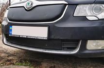 Skoda Superb 2009–2015 Zimska zaščita za masko hladilnika (spodnja, 2008-2013) Mat fotografija 3