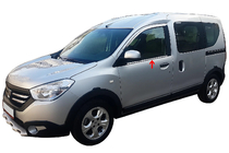 Renault Dokker 2013–2022 Okenske obrobe (2 kos, nerjavno jeklo) Carmos - turško nerjaveče jeklo fotografija 1