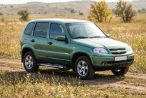 Chevrolet Niva 1998–2020 Bočni pragovi Sunrise (2 kos, aluminij) fotografija 1