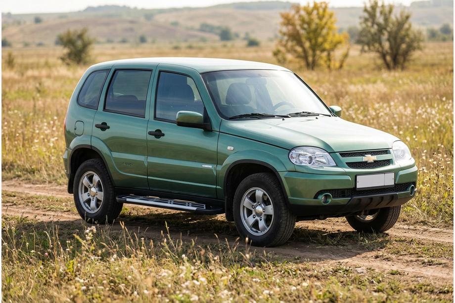 Chevrolet Niva 1998–2020 Bočni pragovi Sunrise (2 kos, aluminij) Image