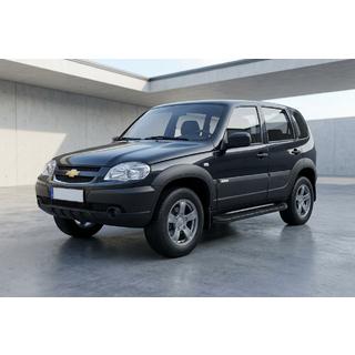 Stranski pragovi Tayga Black (2 kosa, aluminij) fotografija 1