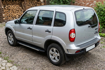 Chevrolet Niva 1998–2020 Stranske stopnice Duru (2 kos, aluminij) fotografija 1