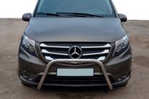 Mercedes Vito/V-razred W447 2014– Prednji zaščitni lok WT006 (nerjaveče jeklo) fotografija 5