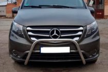 Mercedes Vito/V-razred W447 2014– Prednji zaščitni lok WT006 (nerjaveče jeklo) fotografija 4