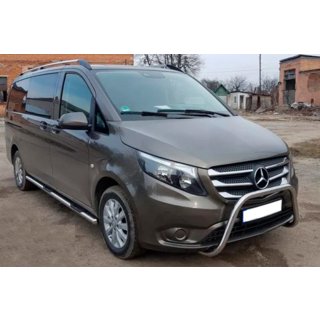 Prednji zaščitni lok WT006 (nerjaveče jeklo) Mercedes Vito/V-razred W447 2014– fotografija 1