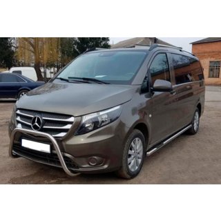 Prednji zaščitni lok WT006 (nerjaveče jeklo) Mercedes Vito/V-razred W447 2014– fotografija 2