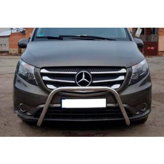 Prednji zaščitni lok WT006 (nerjaveče jeklo) Mercedes Vito/V-razred W447 2014– fotografija 4