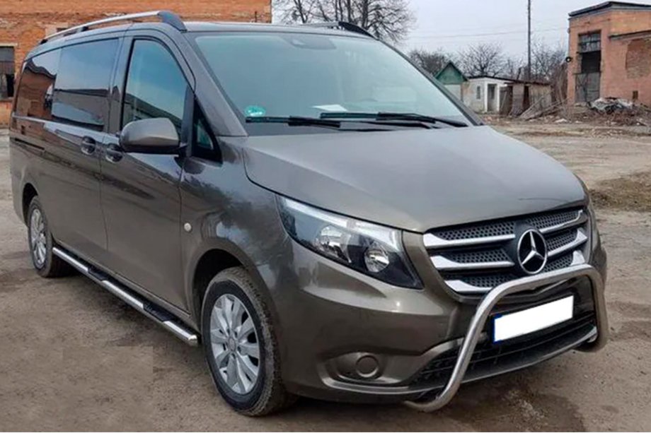 Mercedes Vito/V-razred W447 2014– Prednji zaščitni lok WT006 (nerjaveče jeklo) Image