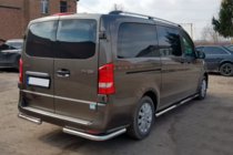 Mercedes Vito/V-razred W447 2014– Zadnja vogalna zaščitna cev AK003 (nerj.) fotografija 3