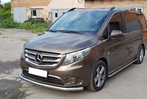 Mercedes Vito/V-razred W447 2014– Sprednji zaščitni lok ST008 (nerjavno jeklo) fotografija 2