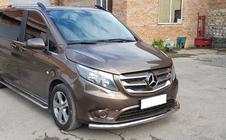 Mercedes Vito/V-razred W447 2014– Sprednji zaščitni lok ST008 (nerjavno jeklo) fotografija 3