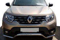 Dacia Duster 2018–2024 Sprednji zaščitni lok WT008 (nerjavno jeklo) fotografija 1