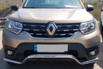 Dacia Duster 2018–2024 Sprednji zaščitni lok WT008 (nerjavno jeklo) fotografija 4