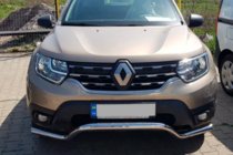 Dacia Duster 2018–2024 Sprednji zaščitni lok WT008 (nerjavno jeklo) fotografija 6