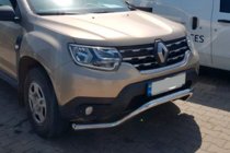 Renault Duster 2018–2024 Sprednji zaščitni lok WT008 (nerjavno jeklo) fotografija 2