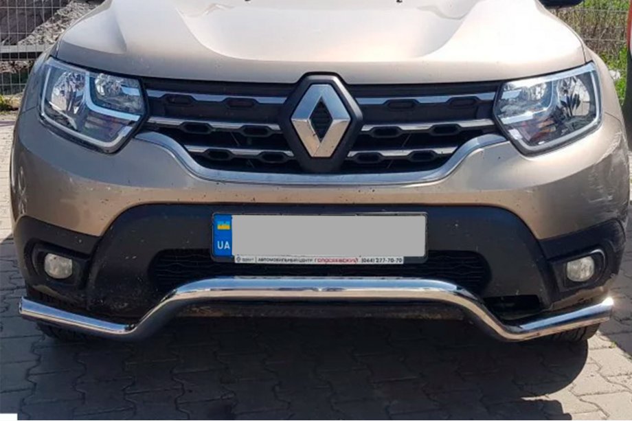 Renault Duster 2018–2024 Sprednji zaščitni lok WT008 (nerjavno jeklo) Fotografija 5