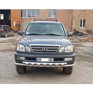 Sprednji zaščitni lok ST015 (nerjaveče jeklo) Lexus LX470 1998–2007 fotografija 4