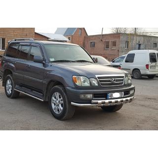 Sprednji zaščitni lok ST015 (nerjaveče jeklo) Lexus LX470 1998–2007 fotografija 3