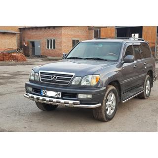 Sprednji zaščitni lok ST015 (nerjaveče jeklo) Lexus LX470 1998–2007 fotografija 2