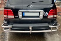 Lexus LX470 1998–2007 Zadnja zaščitna cev AK009-15 (nerjaveče jeklo) fotografija 2