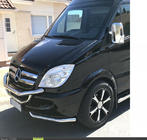 Mercedes Sprinter W906 2006–2018 Prednji zaščitni lok OM3-2 (2013+, nerjaveče jeklo) fotografija 6