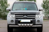 Mitsubishi Pajero Wagon IV 2006–2021 Sprednji zaščitni lok ST015-13 (nerjaveče jeklo) fotografija 1