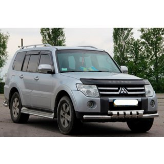 Sprednji zaščitni lok ST015-13 (nerjaveče jeklo) Mitsubishi Pajero Wagon IV 2006–2021 fotografija 2