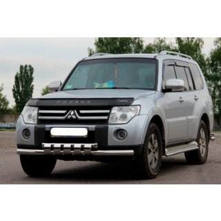 Sprednji zaščitni lok ST015-13 (nerjaveče jeklo) Mitsubishi Pajero Wagon IV 2006–2021 fotografija 3