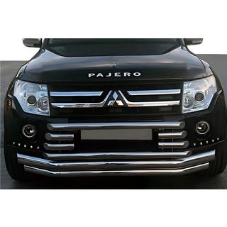 Prednji zaščitni lok ST015-9 (nerjaveče jeklo) Mitsubishi Pajero Wagon IV 2006–2021