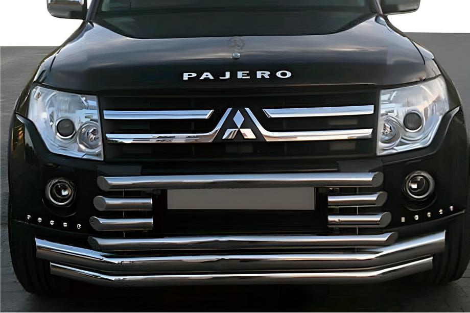 Mitsubishi Pajero Wagon IV 2006–2021 Prednji zaščitni lok ST015-9 (nerjaveče jeklo) Image