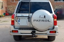 Nissan Patrol Y61 1997–2011 Zadnji zaščitni lok AK005-3 (nerjaveče jeklo) fotografija 3