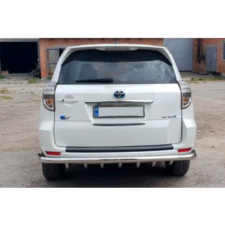 Zadnji zaščitni lok AK005-15 (samo za EV, 2 kos, nerjaveče jeklo) Toyota Rav 4 2006–2013 fotografija 4