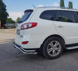 Hyundai Santa Fe 2 2006–2012 Zadnji zaščitni lok AK007-1 (nerjavno jeklo) fotografija 2