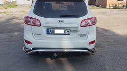 Hyundai Santa Fe 2 2006–2012 Zadnji zaščitni lok AK007-1 (nerjavno jeklo) fotografija 4
