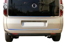 Opel Combo 2012–2018 Obloga roba pokrova prtljažnika (inox) fotografija 5