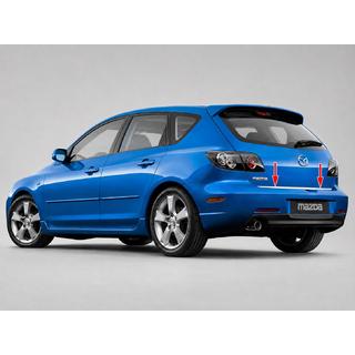 Nerjaveča letev roba prtljažnika HB Mazda 3 2003–2009 fotografija 1