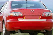 Mazda 6 2003–2008 Zaščitna letev roba prtljažnika (nerjaveče jeklo) fotografija 1